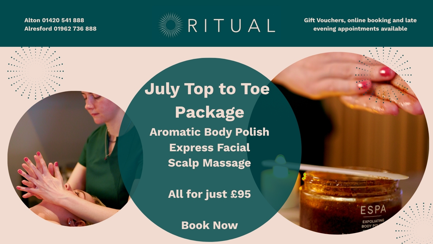 SPECIAL OFFERS AT RITUAL SKIN & BEAUTY CLINICS IN HAMPSHIRE