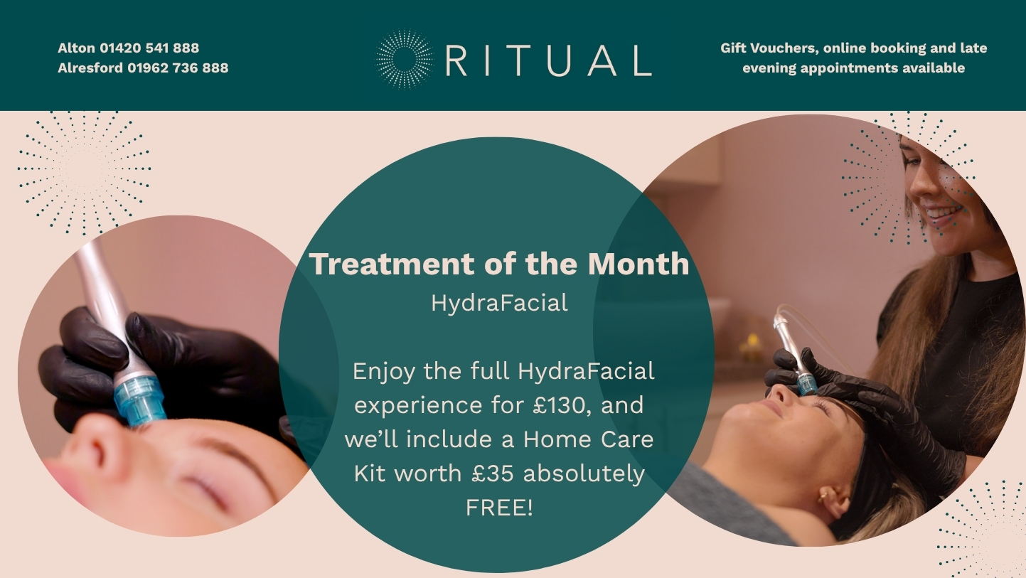 SPECIAL OFFERS AT RITUAL SKIN & BEAUTY CLINICS IN HAMPSHIRE