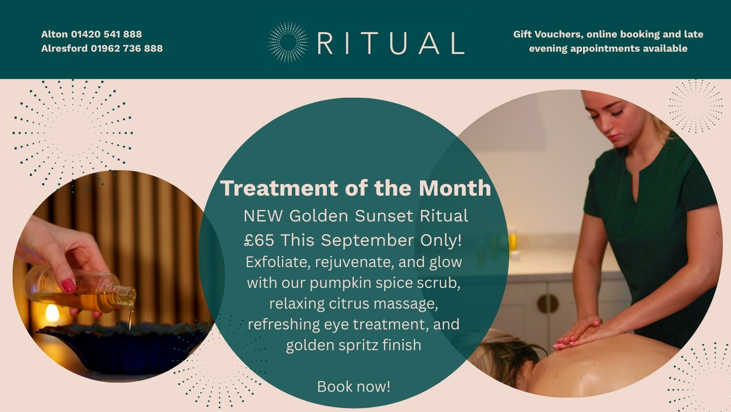 SPECIAL OFFERS AT RITUAL SKIN & BEAUTY CLINICS IN HAMPSHIRE