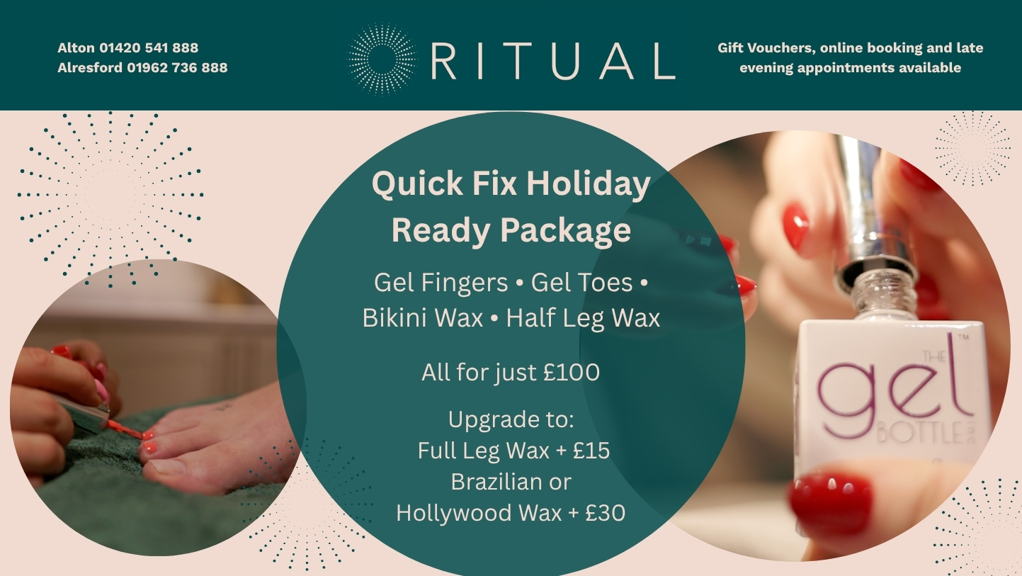 SPECIAL OFFERS AT RITUAL SKIN & BEAUTY CLINICS IN HAMPSHIRE